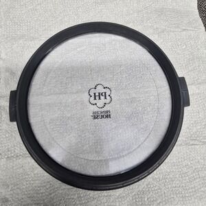 Princess House Replacement Lid 8.75"  Silicone Rim Black‎ Excellent Condition